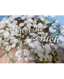 Výrez- nevesta/ ženích