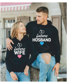 Mikiny pre páry FUTURE HUSBAND FUTURE WIFE